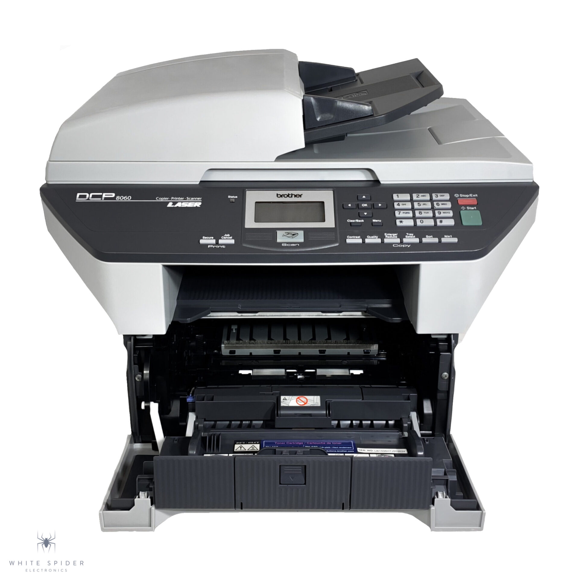 escribir Especificado Gran cantidad de Brother DCP-8060 All-In-One Laser Printer - White Spider Electronics
