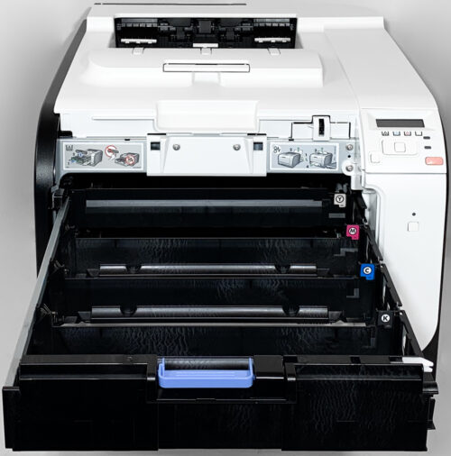 HP LaserJet Pro 400 Color M451nw Color Laser Printer CE956A - White Spider Electronics
